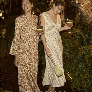 Doen Noisette Dress Bell Sleeve NWT